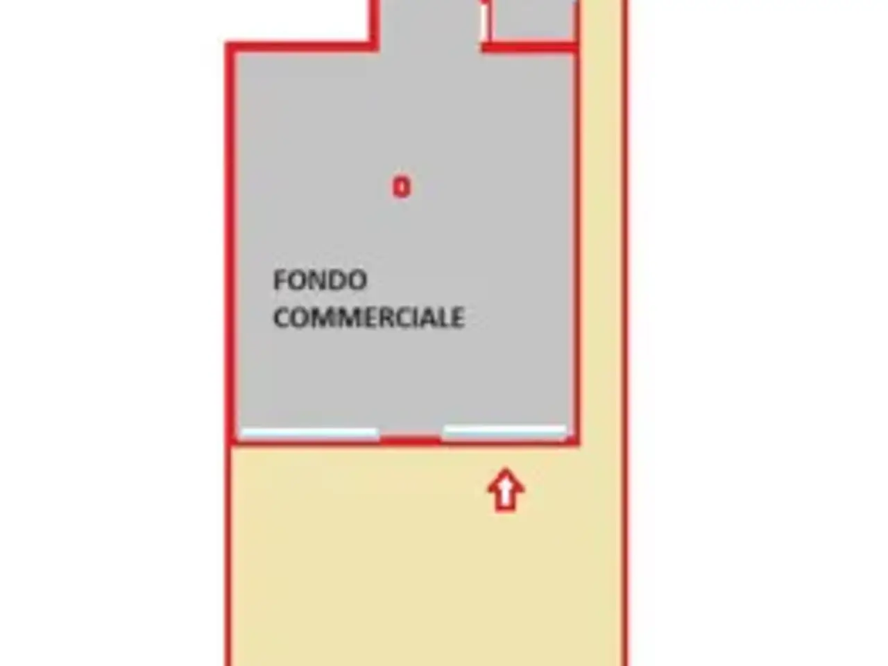 Negozio in Viale della Vittoria, Cecina, {3} - Planimetria 1