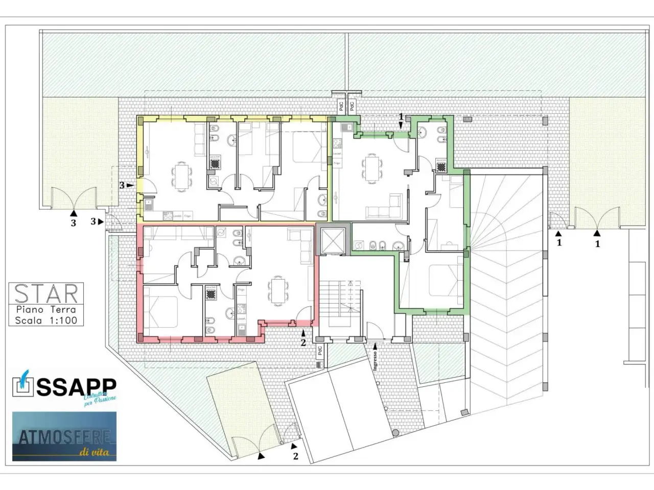 Trilocale in Via N. d'Antino, Francavilla Al Mare - Planimetria 1