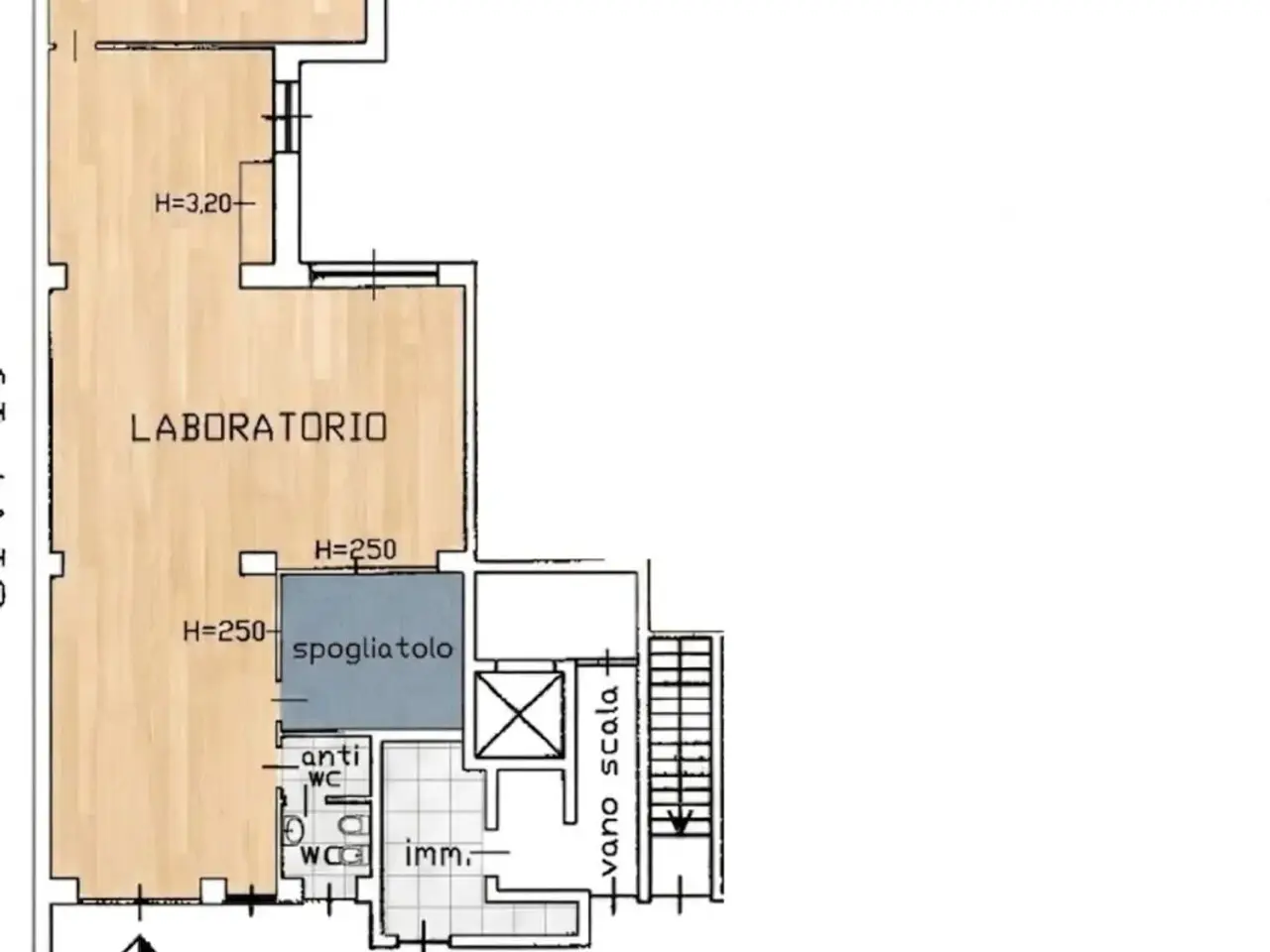 Laboratorio in Stadera 15, Milano, {3} - Planimetria 1