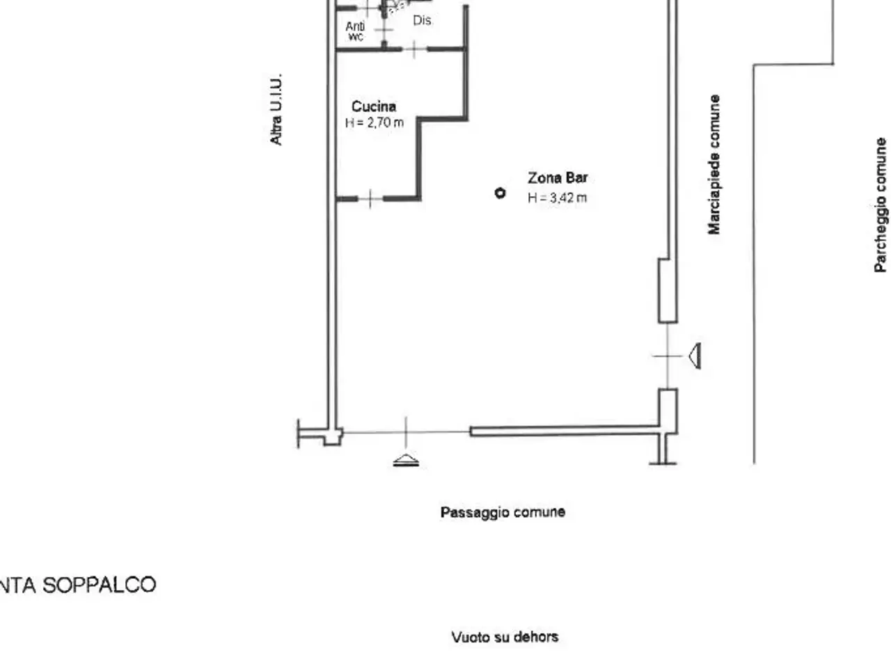 Negozio in Rivoli C. Susa, Rivoli, {3} - Planimetria 1