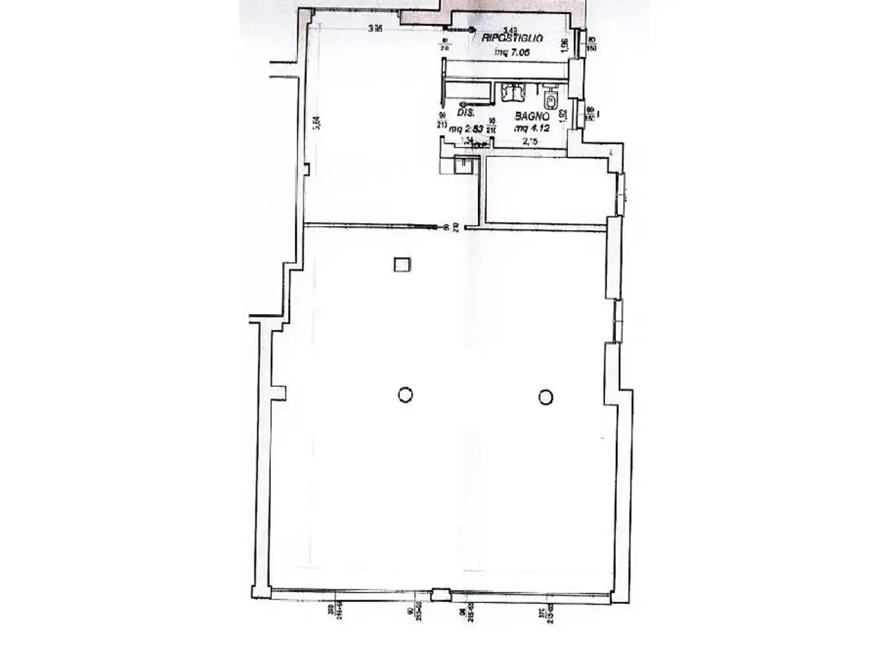 Negozio in Via del Centenario 9, Olgiate Molgora, {3} - Planimetria 1