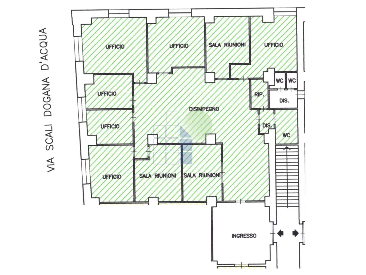 Ufficio in Scali Cerere 31, Livorno, {3} - Planimetria 1