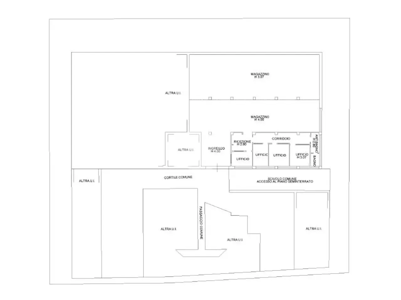 Capannone in Via Giuseppe Mejo Voltolina 11, Brescia, {3} - Planimetria 1