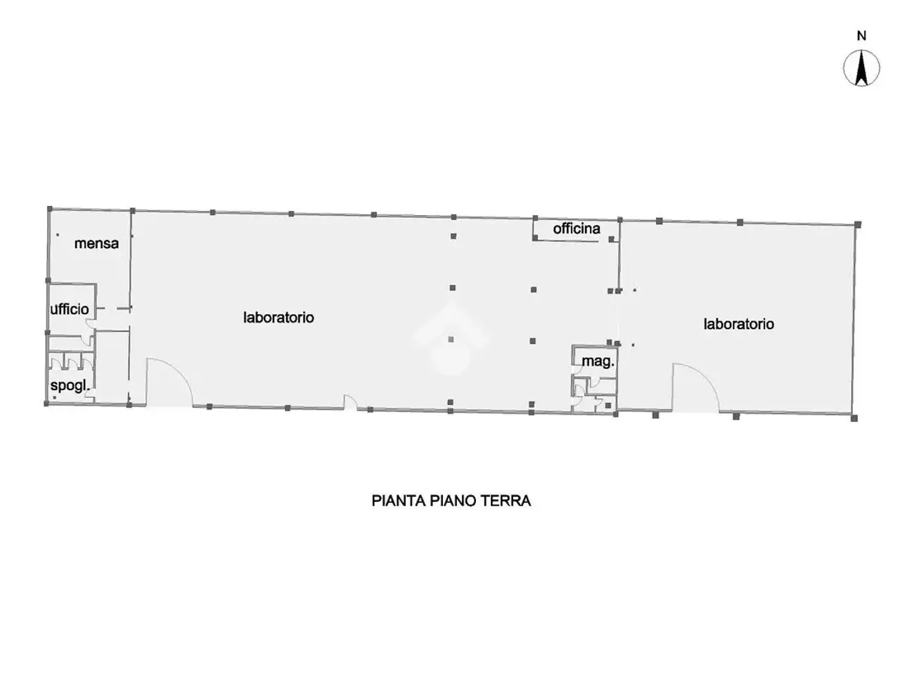 Capannone in Via dei Mestieri 30, Bellante, {3} - Planimetria 1