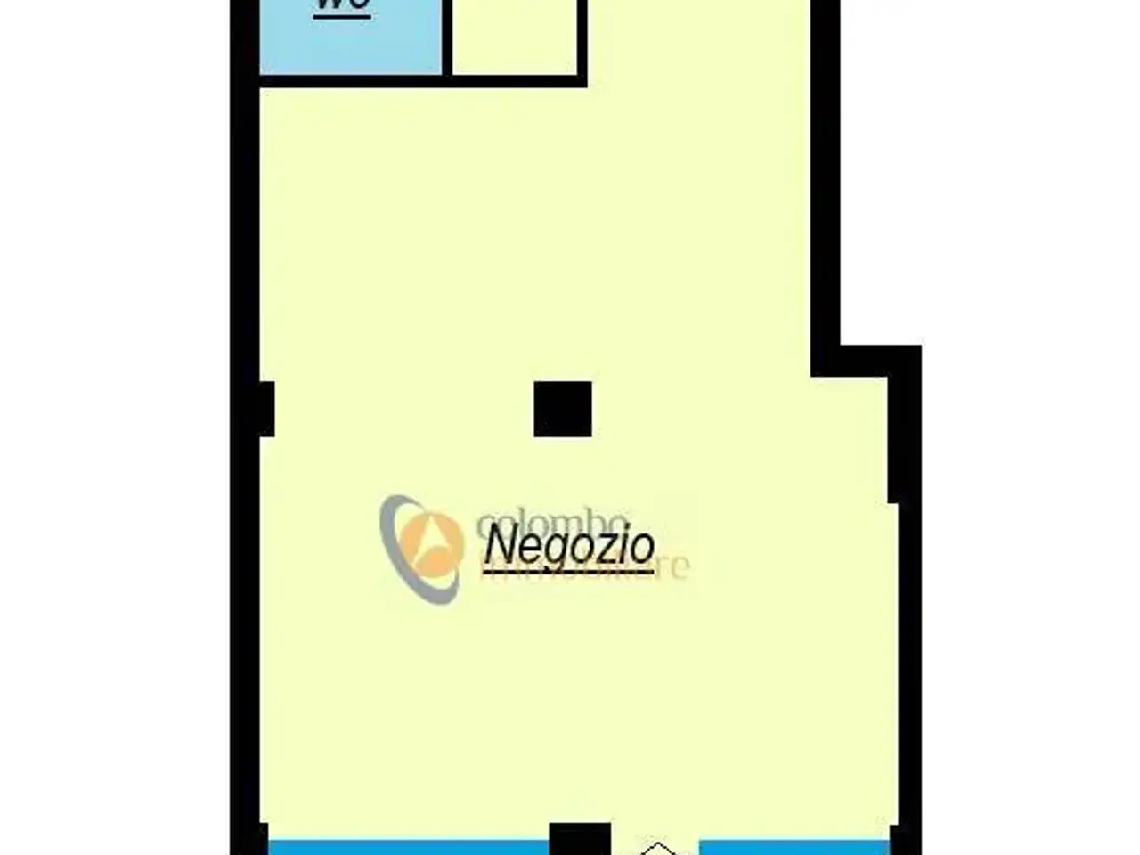 Negozio in Via Quintino Sella 17, Busto Arsizio, {3} - Planimetria 1