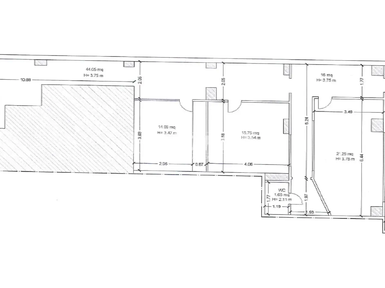 Magazzino in Via Brigata Bari, Bari, {3} - Planimetria 1