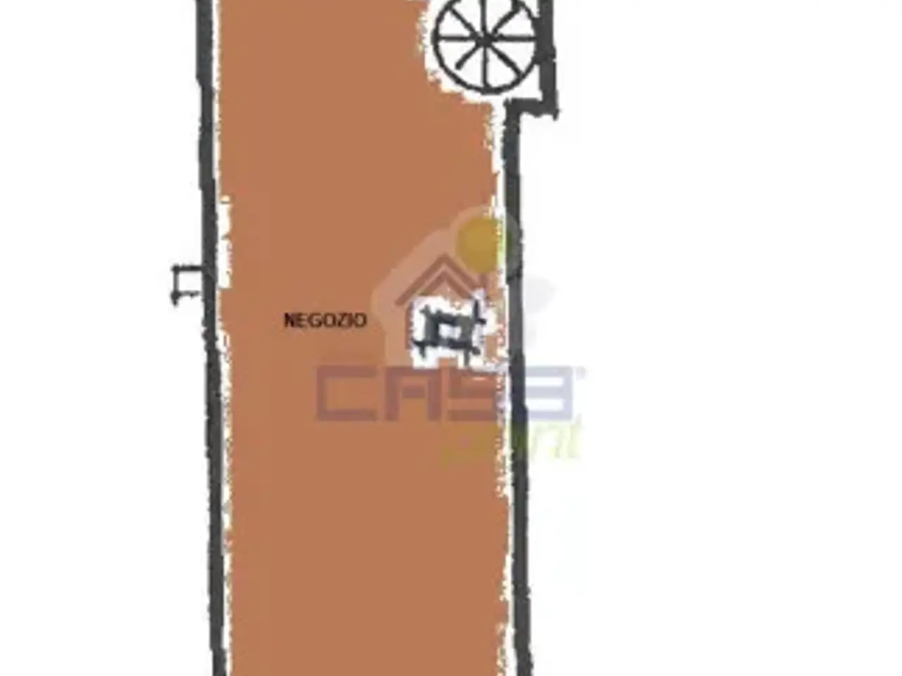 Negozio in Via XX Settembre, Piacenza, {3} - Planimetria 1