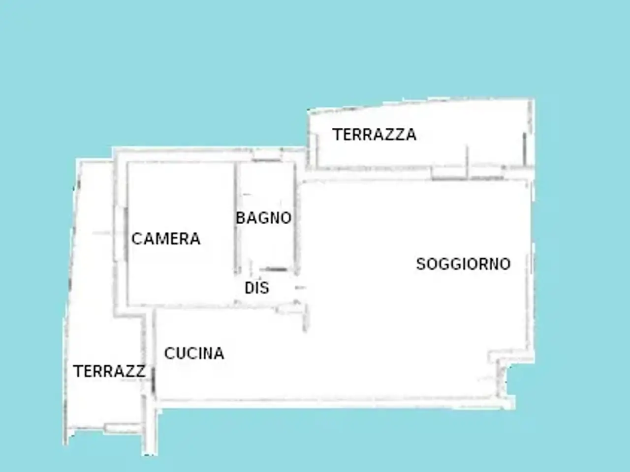 Attico in vendita, Venezia - Planimetria 1