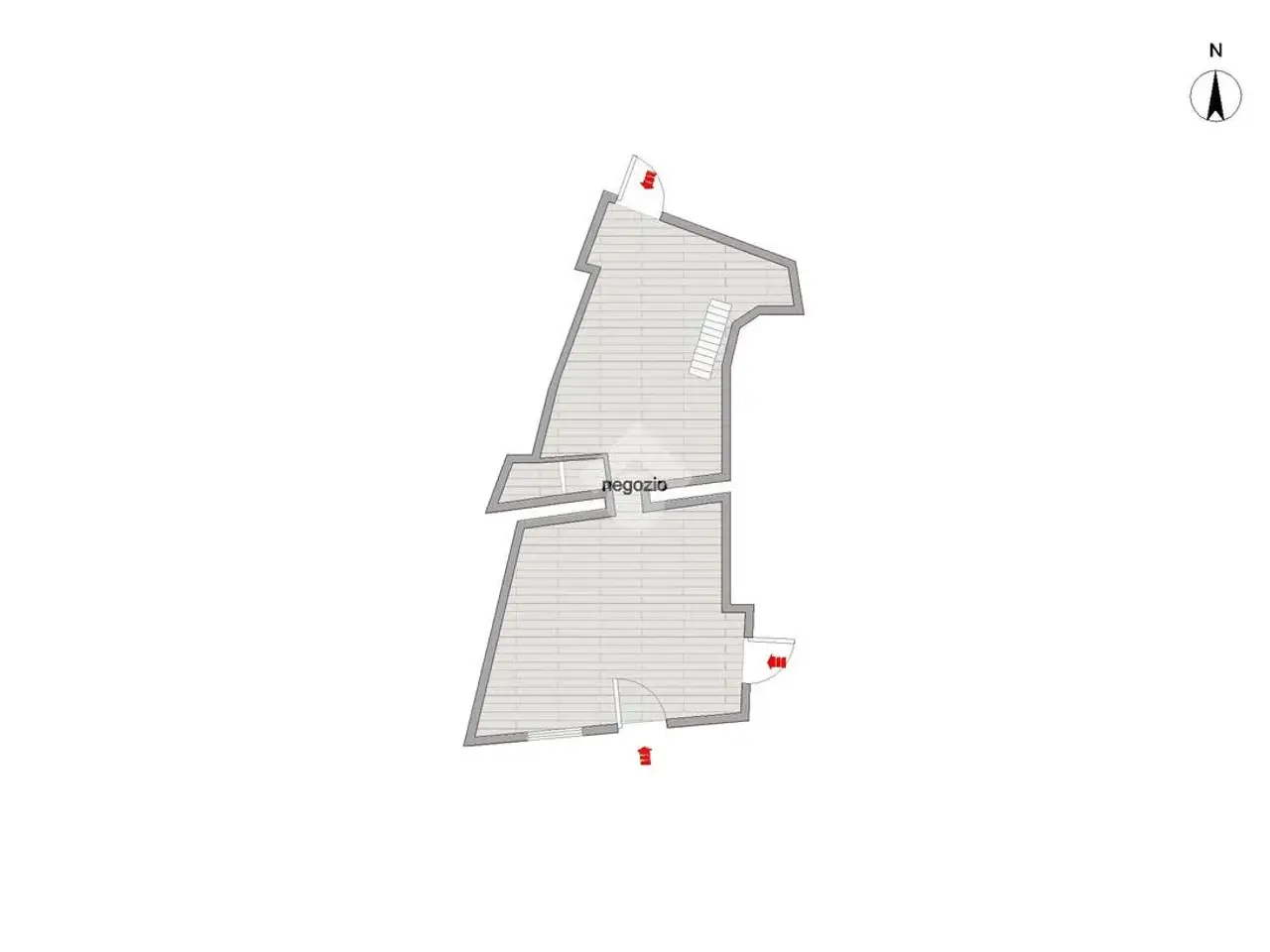 Negozio in Via Mazzini, Lovere, {3} - Planimetria 1