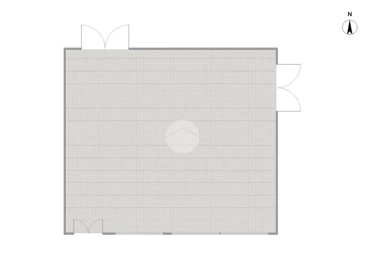Capannone in Via Bredazzane, Montichiari, {3} - Planimetria 1