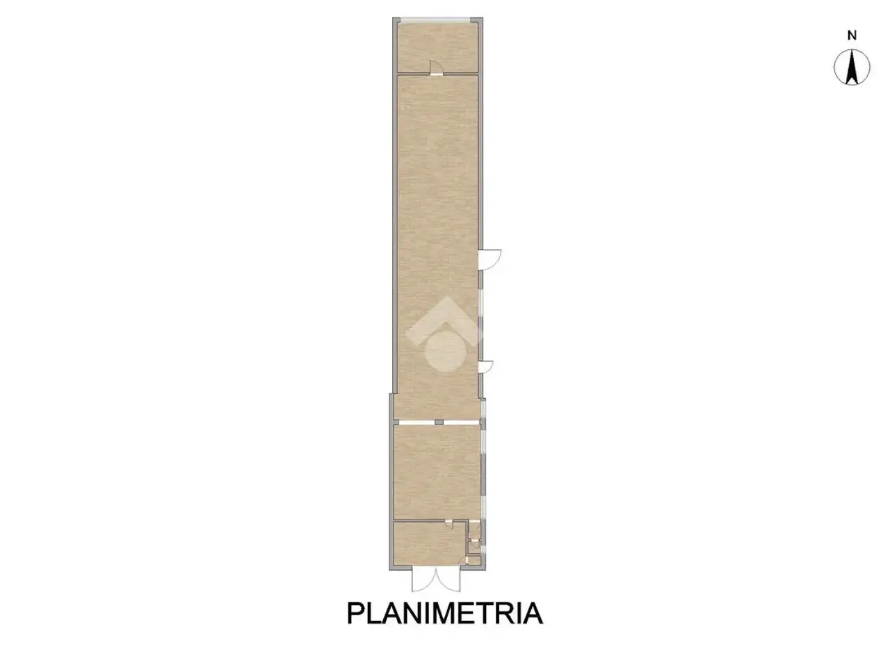 Capannone in Via Zuccari 28, Casalmaggiore, {3} - Planimetria 1