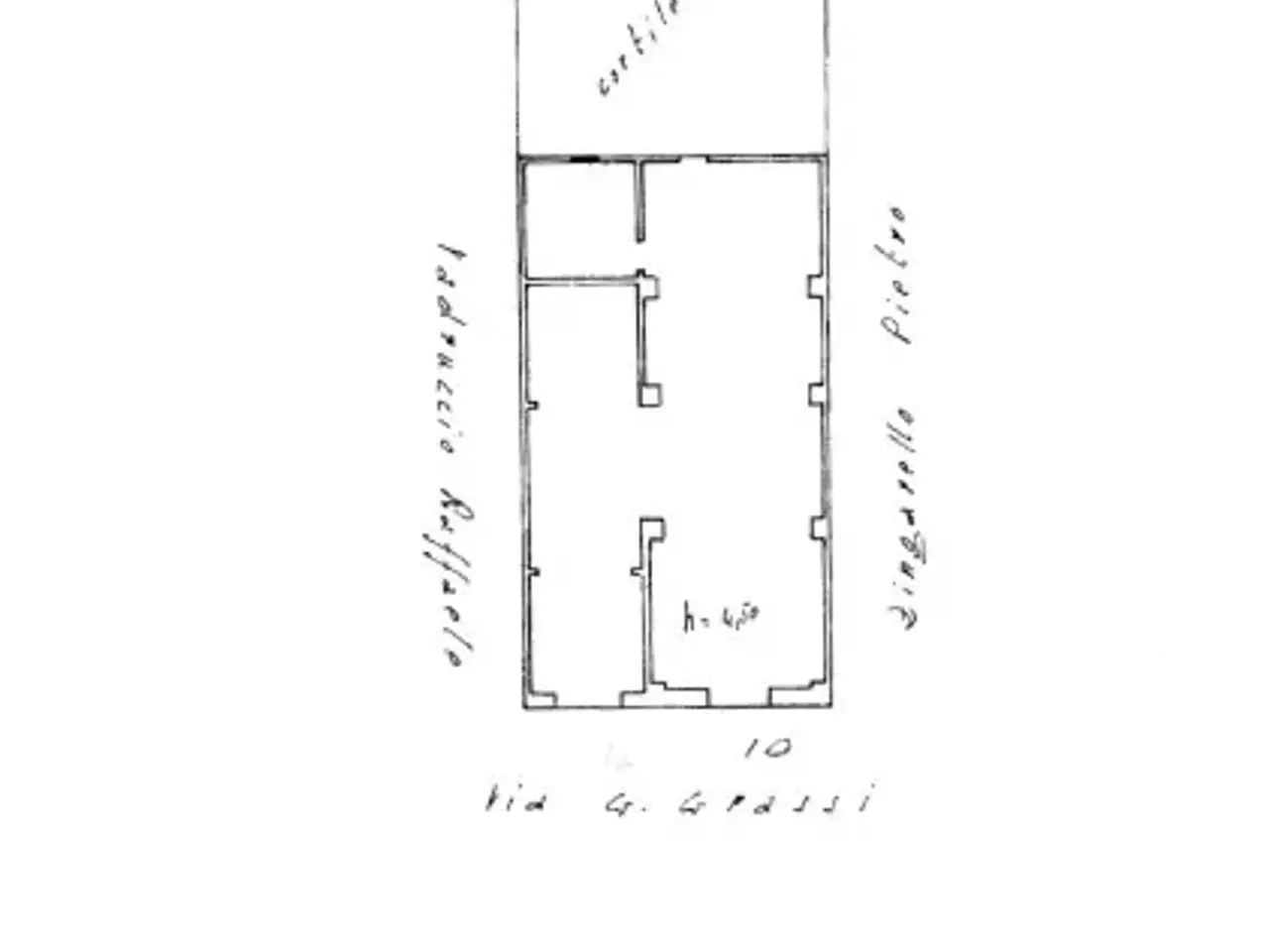 Negozio in Via Giuseppe Grassi 12, Castrignano Del Capo, {3} - Planimetria 1