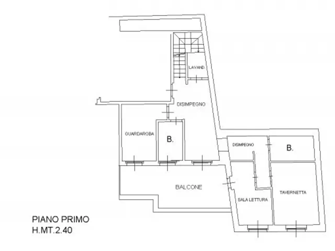 Appartamento in Via Torno, Como - Planimetria 1