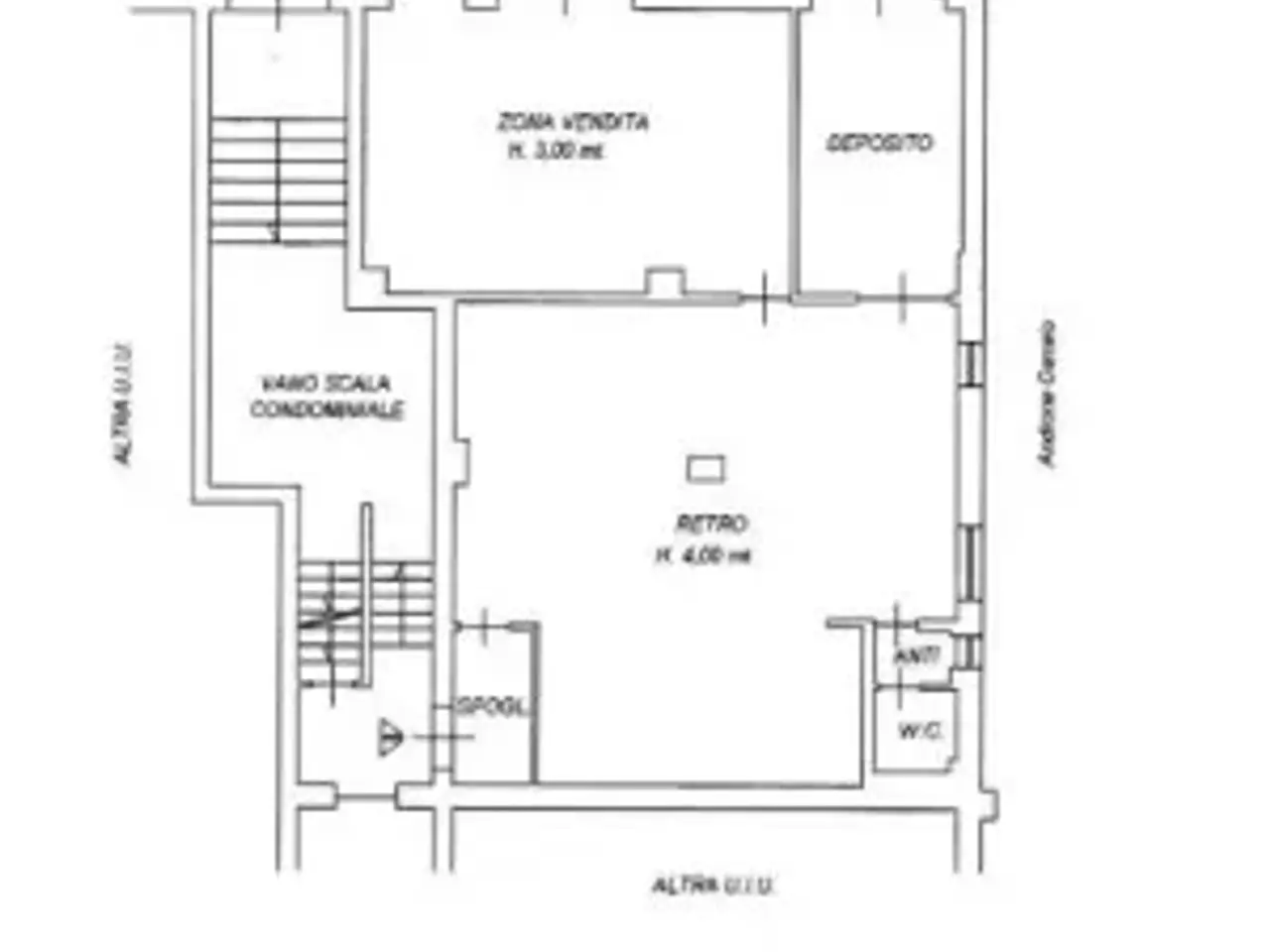 Negozio in Via Avigliana 22, Carmagnola, {3} - Planimetria 1