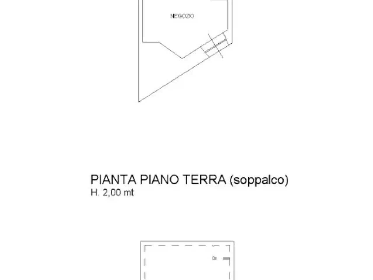 Negozio in Corso Benedetto Cairoli 4, Foggia, {3} - Planimetria 1