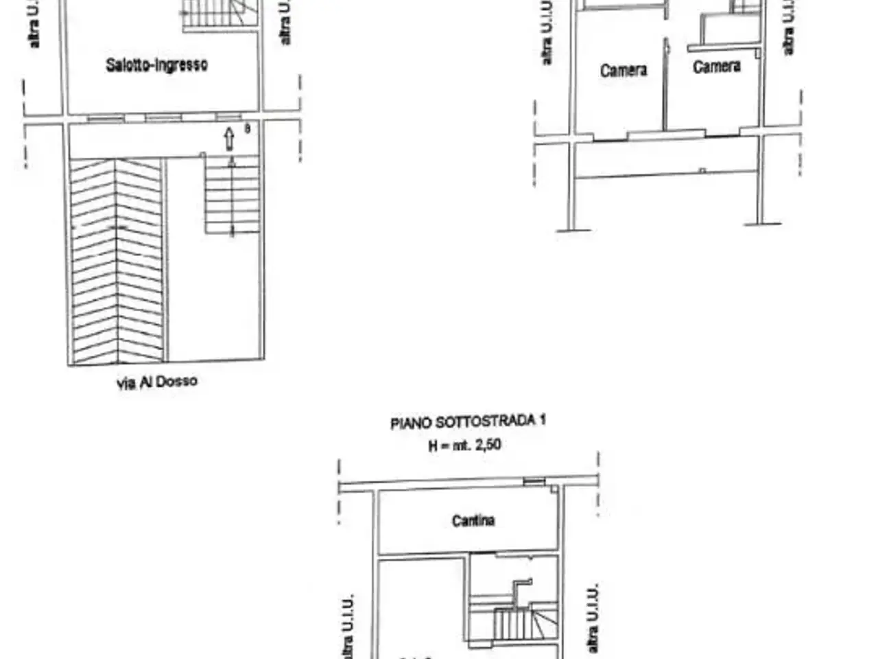 Villa a schiera in vendita, Via al Dosso 8, Marzano - Planimetria 1
