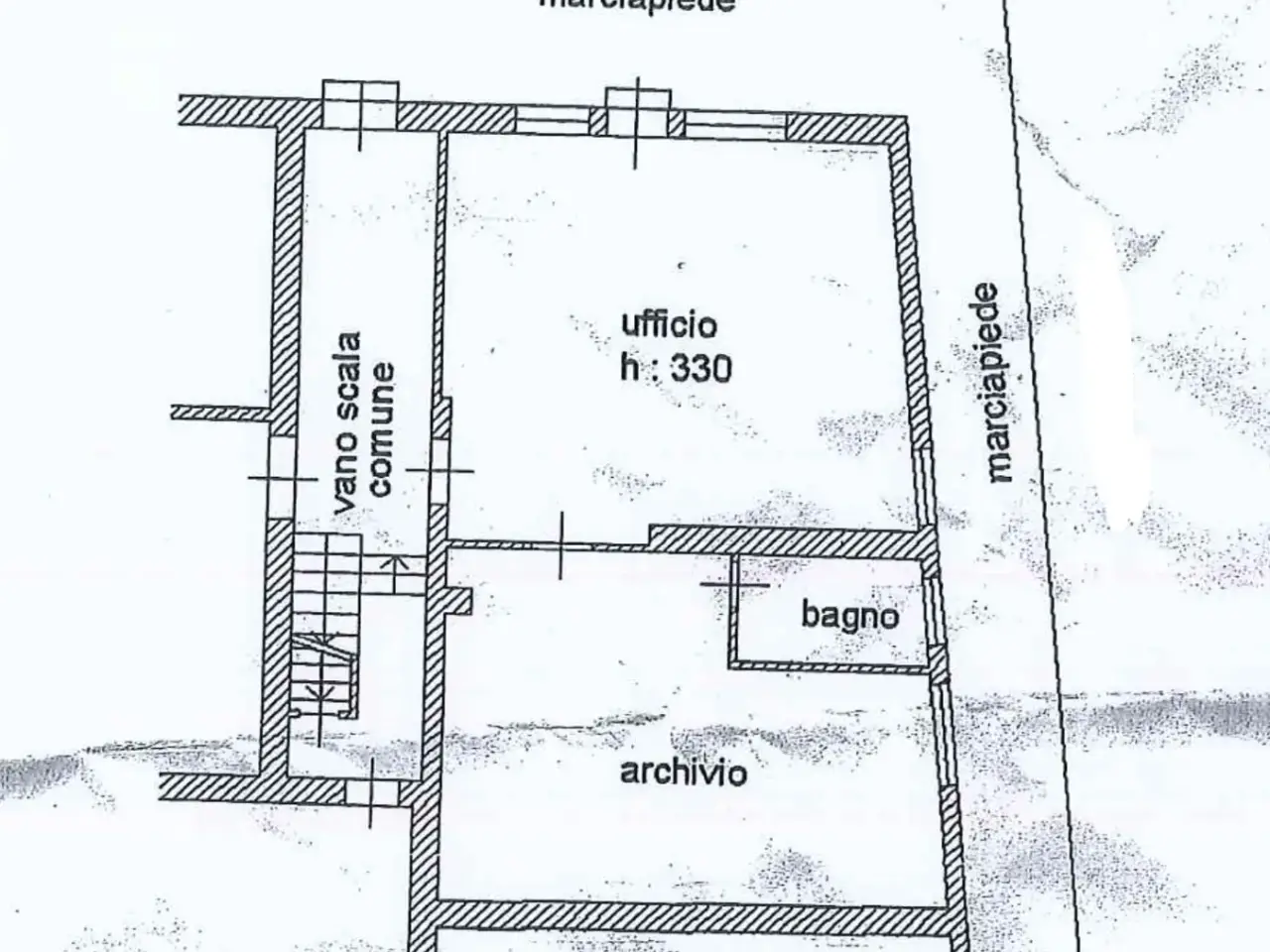 Ufficio in Via Camillo Tassi, Piacenza, {3} - Planimetria 1