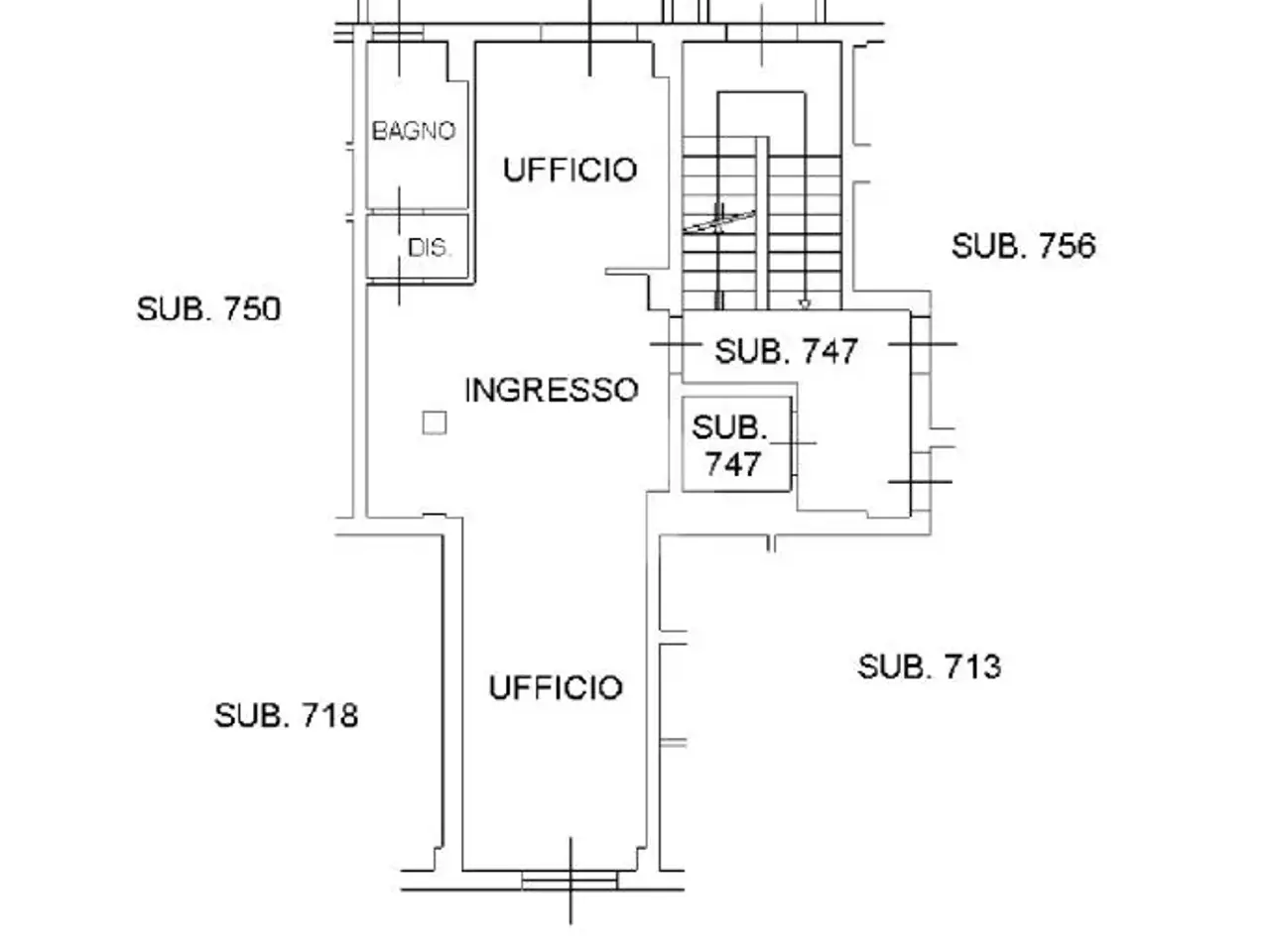 Ufficio in Via Trieste, Grumello Del Monte, {3} - Planimetria 1