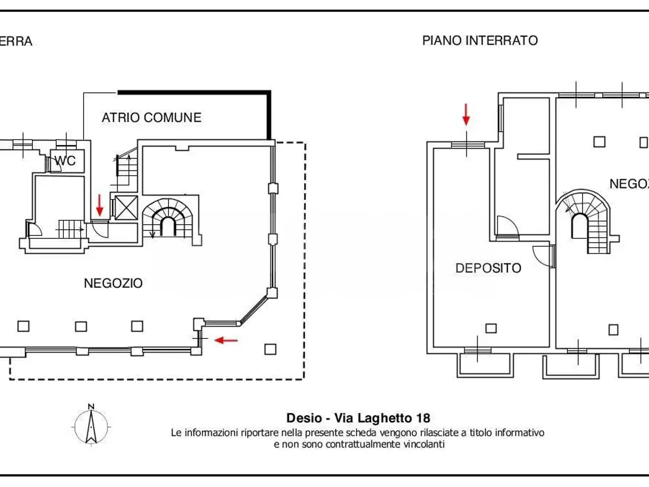 Negozio in Via Laghetto 18, Desio, {3} - Planimetria 1