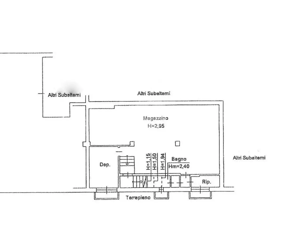 Magazzino in Via a. Lamarmora 144, Brescia, {3} - Planimetria 1