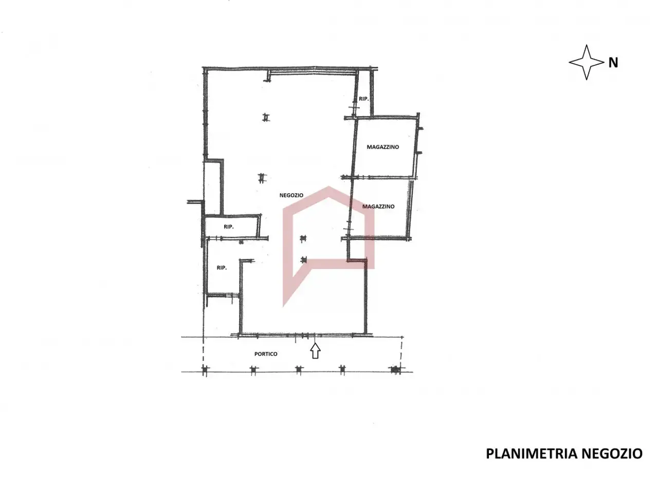 Negozio in Maerne, Martellago, {3} - Planimetria 1