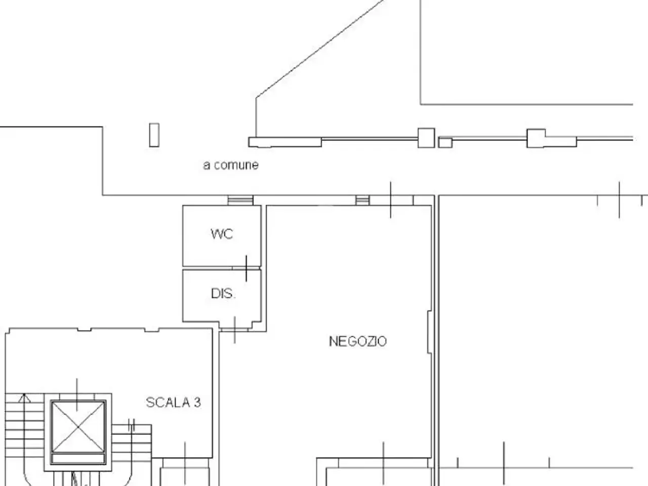 Negozio in Via della Romita 103, Prato, {3} - Planimetria 1