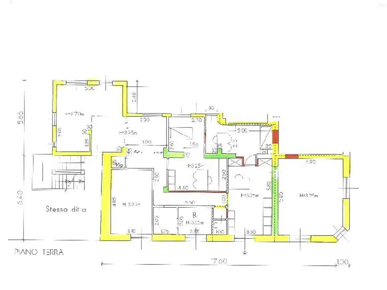Ufficio in Via Enrico Toti 11, Lissone, {3} - Planimetria 1
