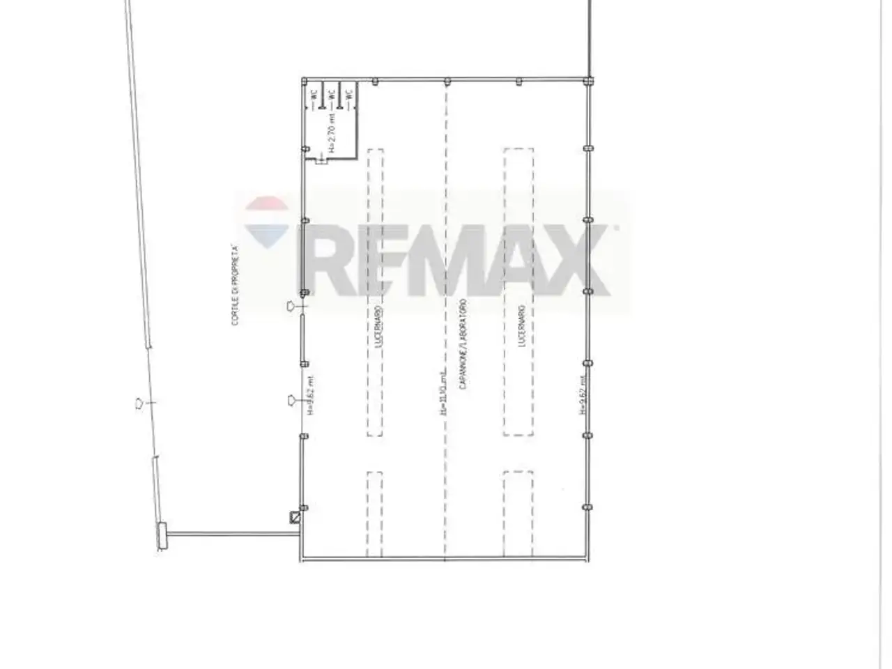 Capannone in Via dell'Industria, Paderno Dugnano, {3} - Planimetria 1