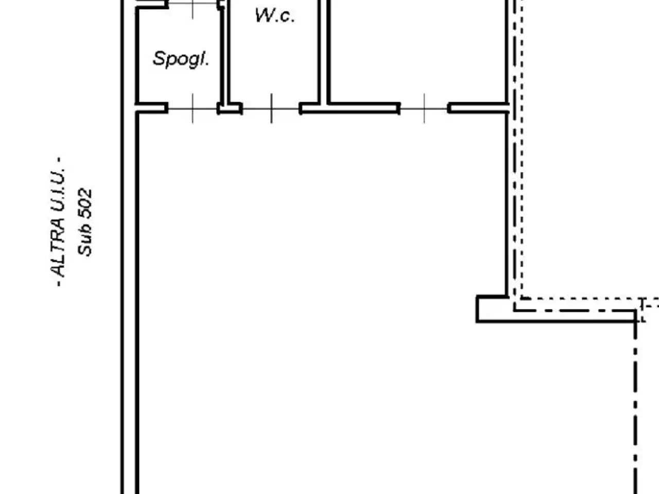 Negozio in Piazza Vincenzo Simoncelli 23, Roma, {3} - Planimetria 1