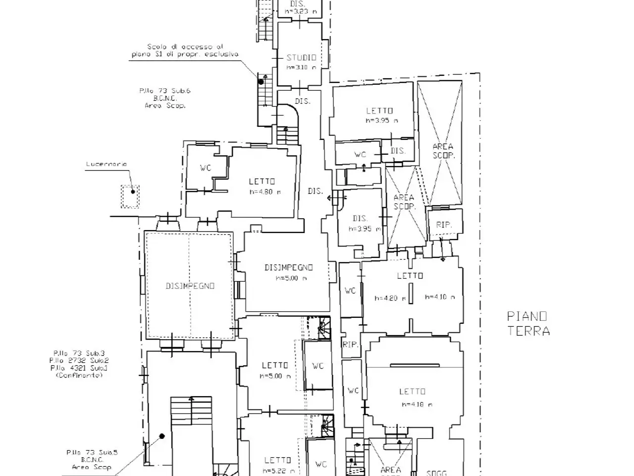 Palazzina commerciale in Via Vittorio dei Prioli 42, Lecce, {3} - Planimetria 1