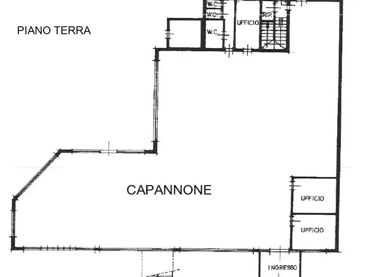 Negozio in Via Archimede, Settimo Milanese, {3} - Planimetria 1