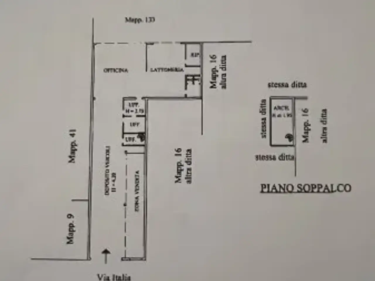 Capannone in Viale Italia, Corsico, {3} - Planimetria 1