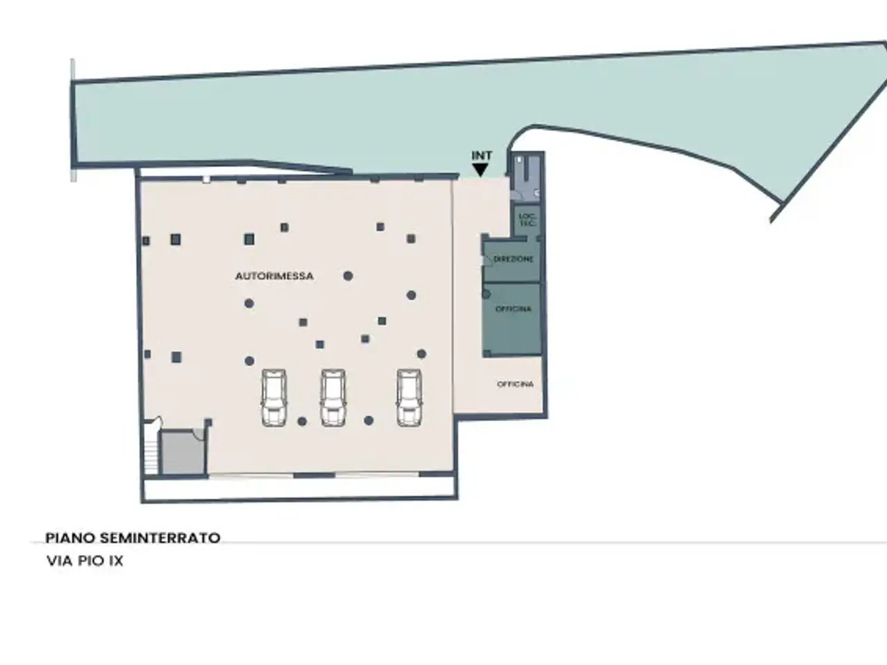 Negozio in Via Pio IX 193, Roma, {3} - Planimetria 1