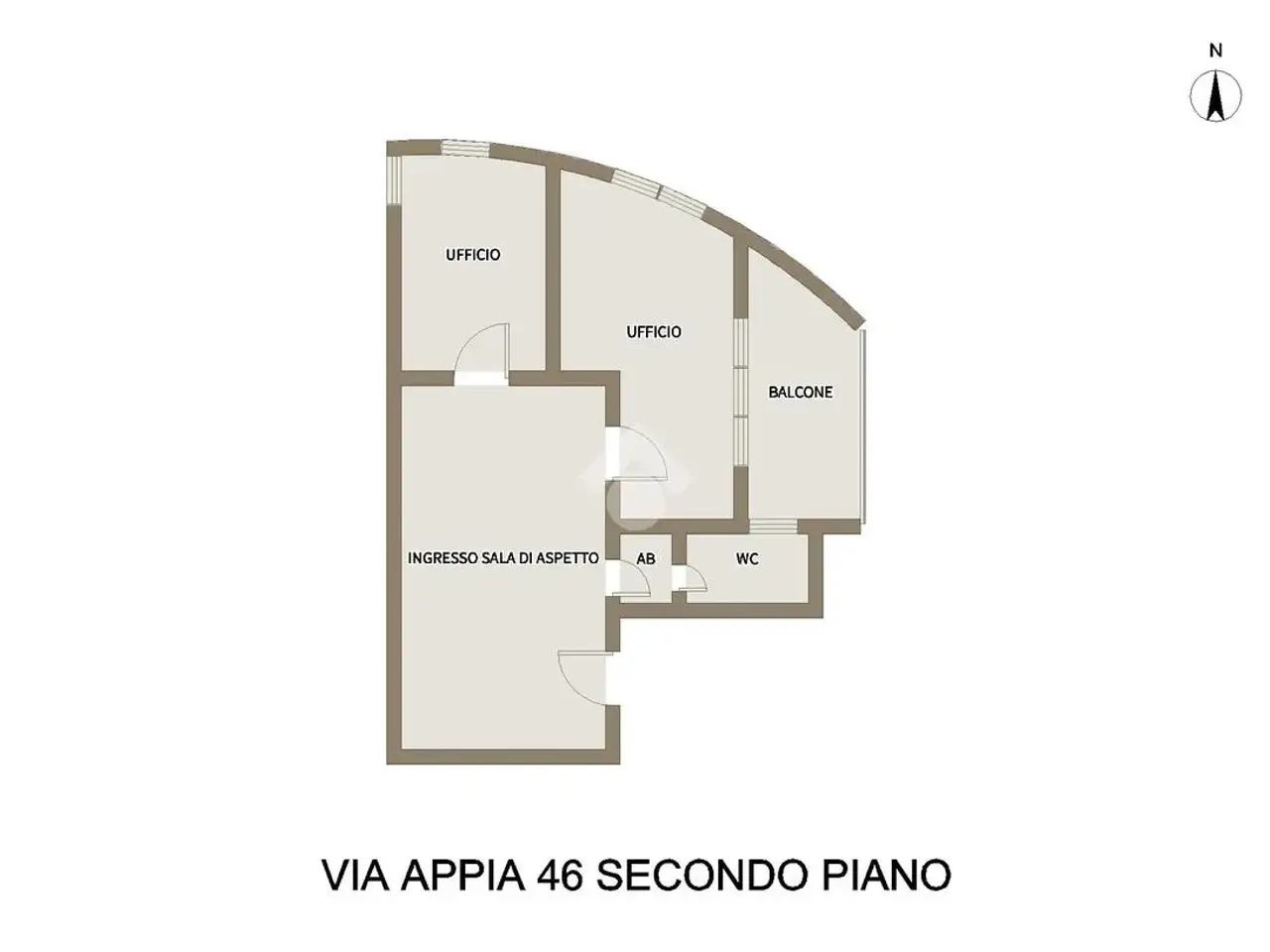 Ufficio in Via Appia 46, Brindisi, {3} - Planimetria 1