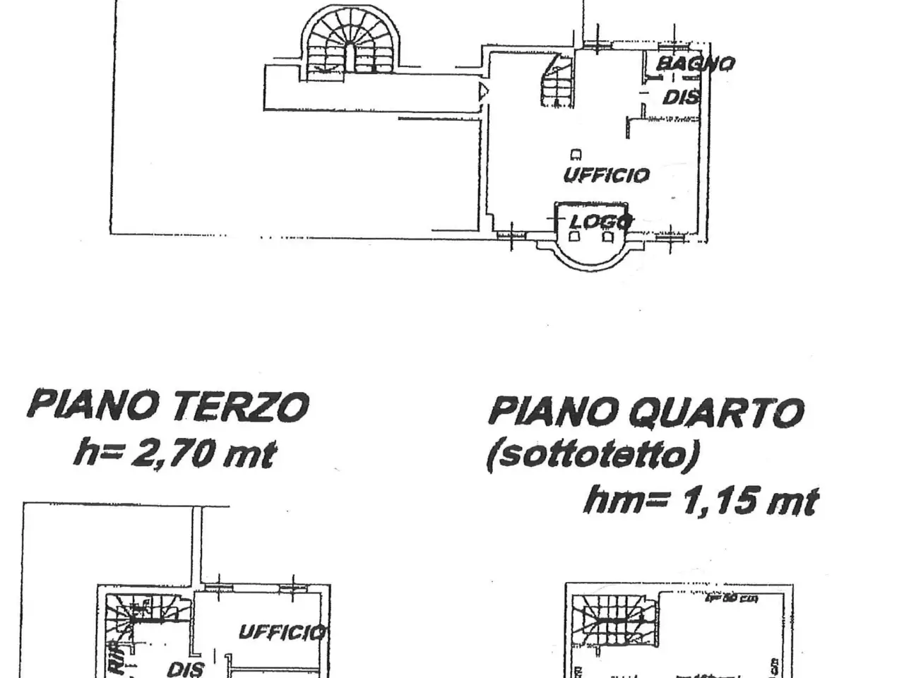 Ufficio in Piazza Le Petit, Ponte Lambro, {3} - Planimetria 1