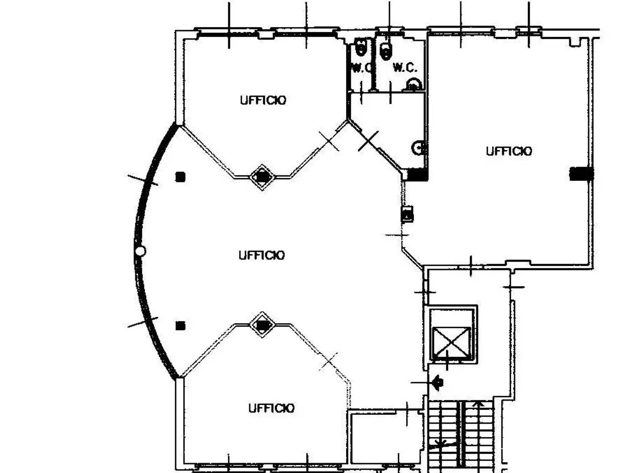 Ufficio in Via Mazzini, Erba, {3} - Planimetria 1