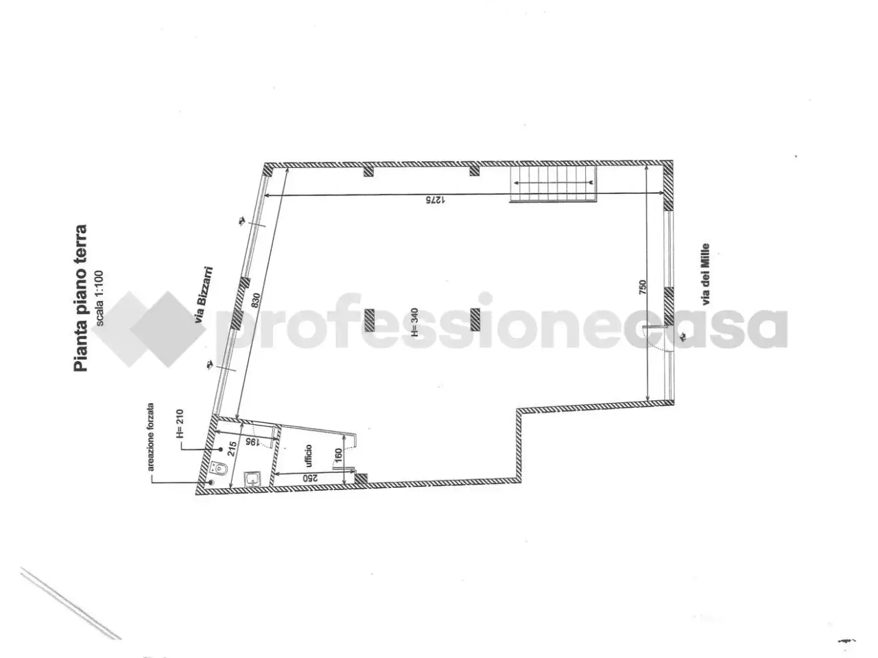 Laboratorio in Via dei Mille 125, Manduria, {3} - Planimetria 1
