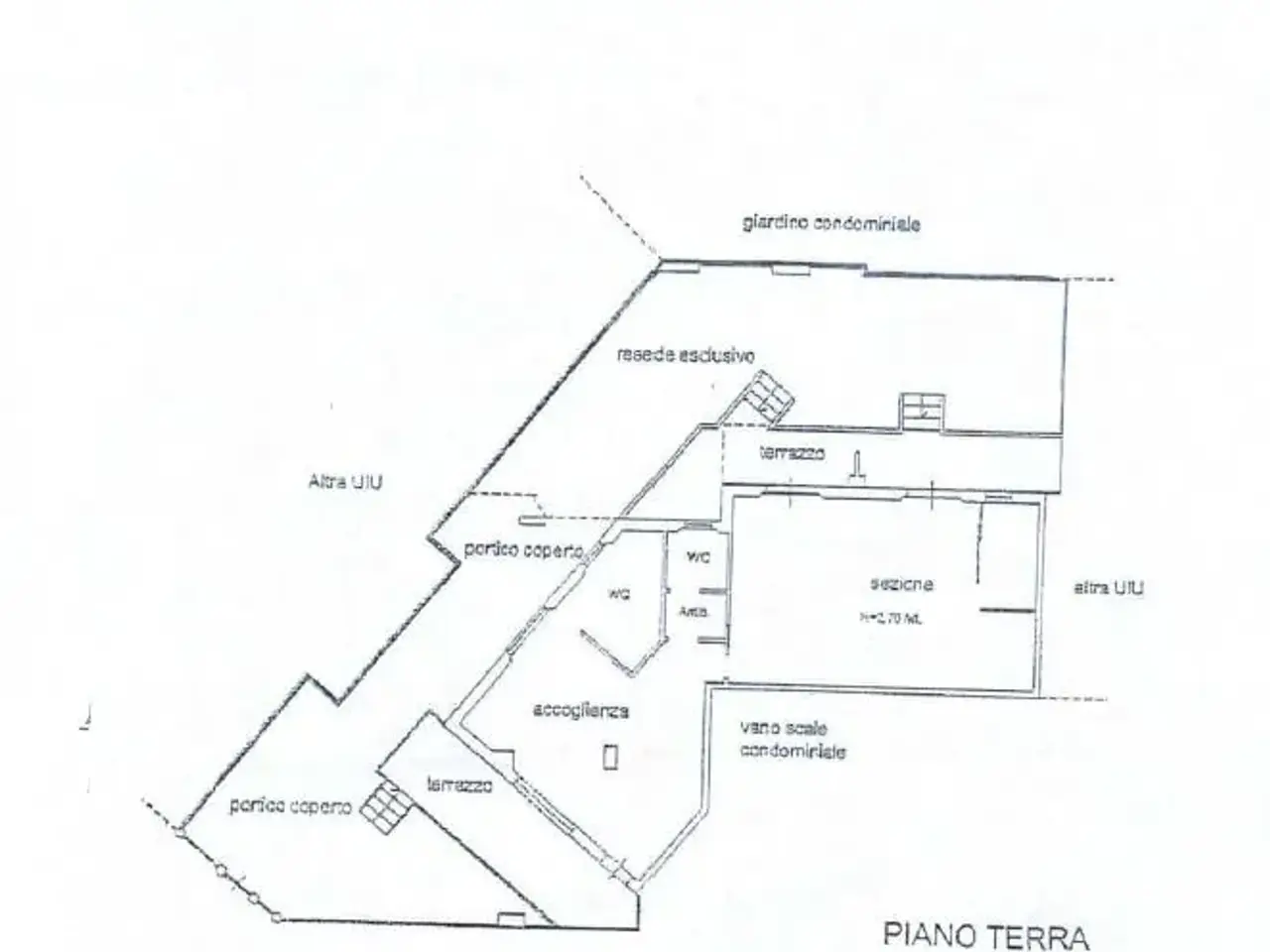 Negozio, Prato - Planimetria 1