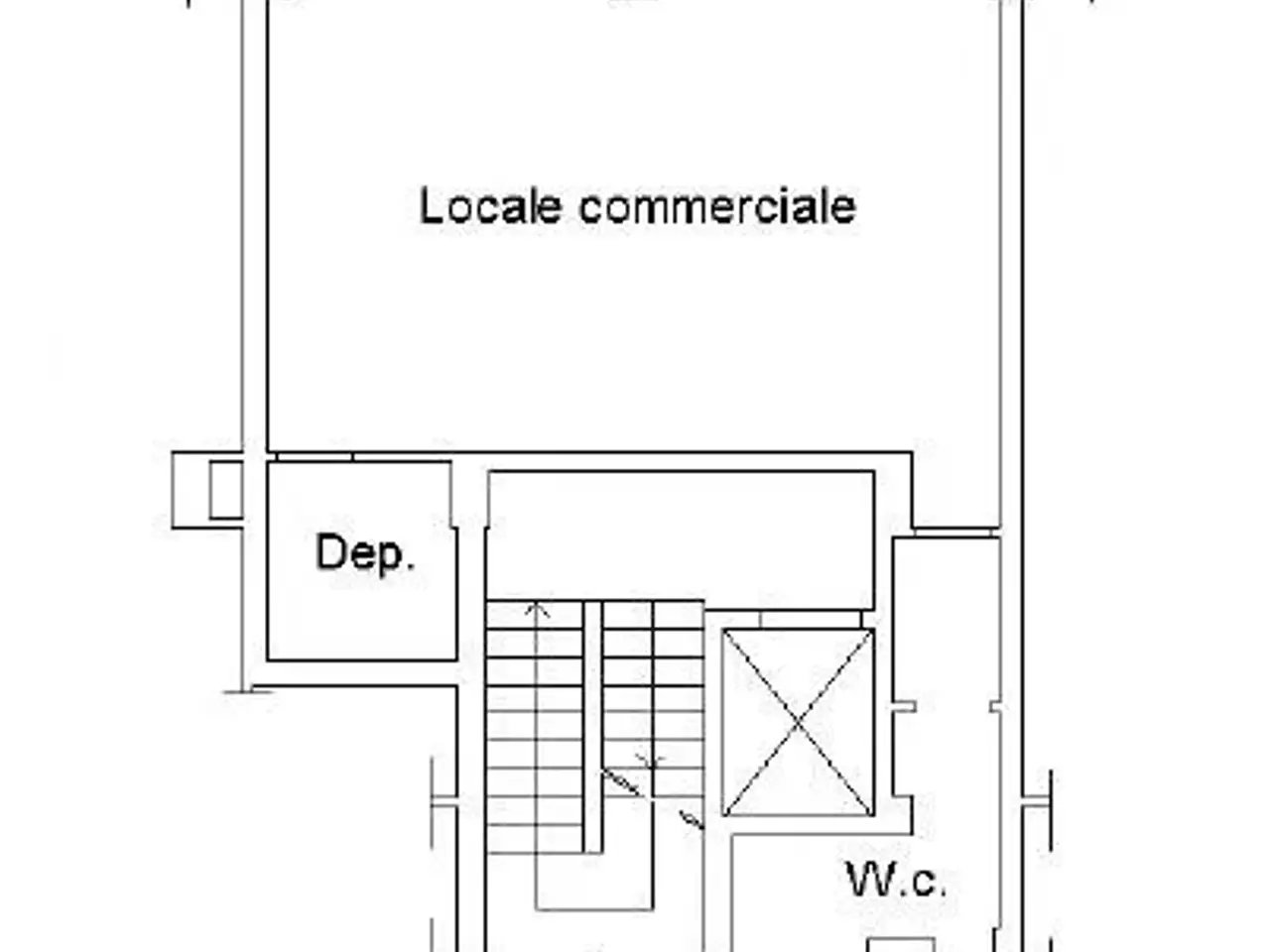 Negozio in Via Saragat, Matera, {3} - Planimetria 1