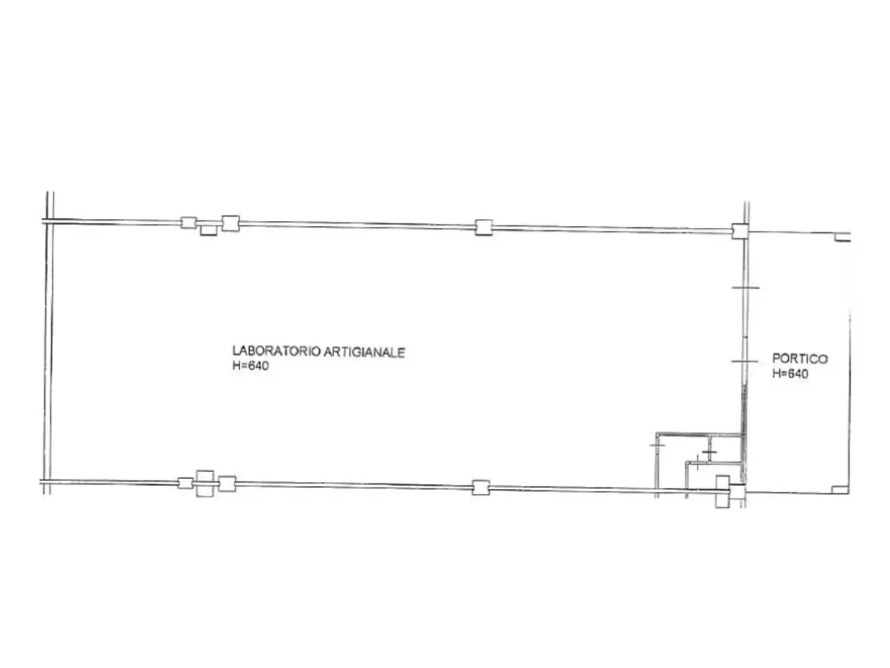 Capannone in Via Palazzolo, Capriolo, {3} - Planimetria 1