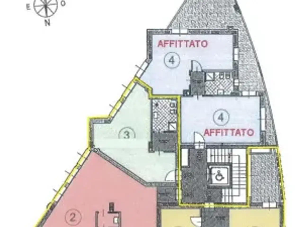 Ufficio in Via Gaudenzio Ferrari 18, Saronno, {3} - Planimetria 1