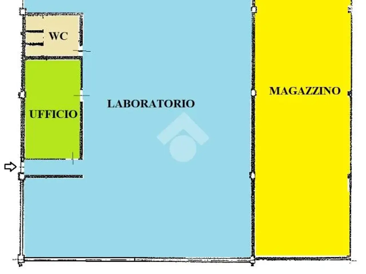 Capannone in Viale Marconi 33, Bergamasco, {3} - Planimetria 1