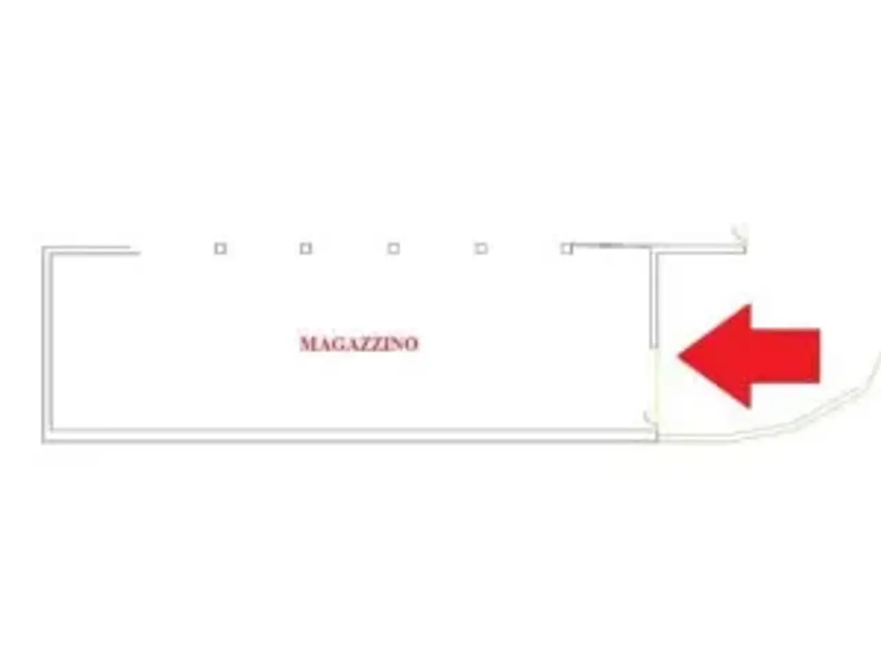 Magazzino in Via Bra 2, Cuneo, {3} - Planimetria 1