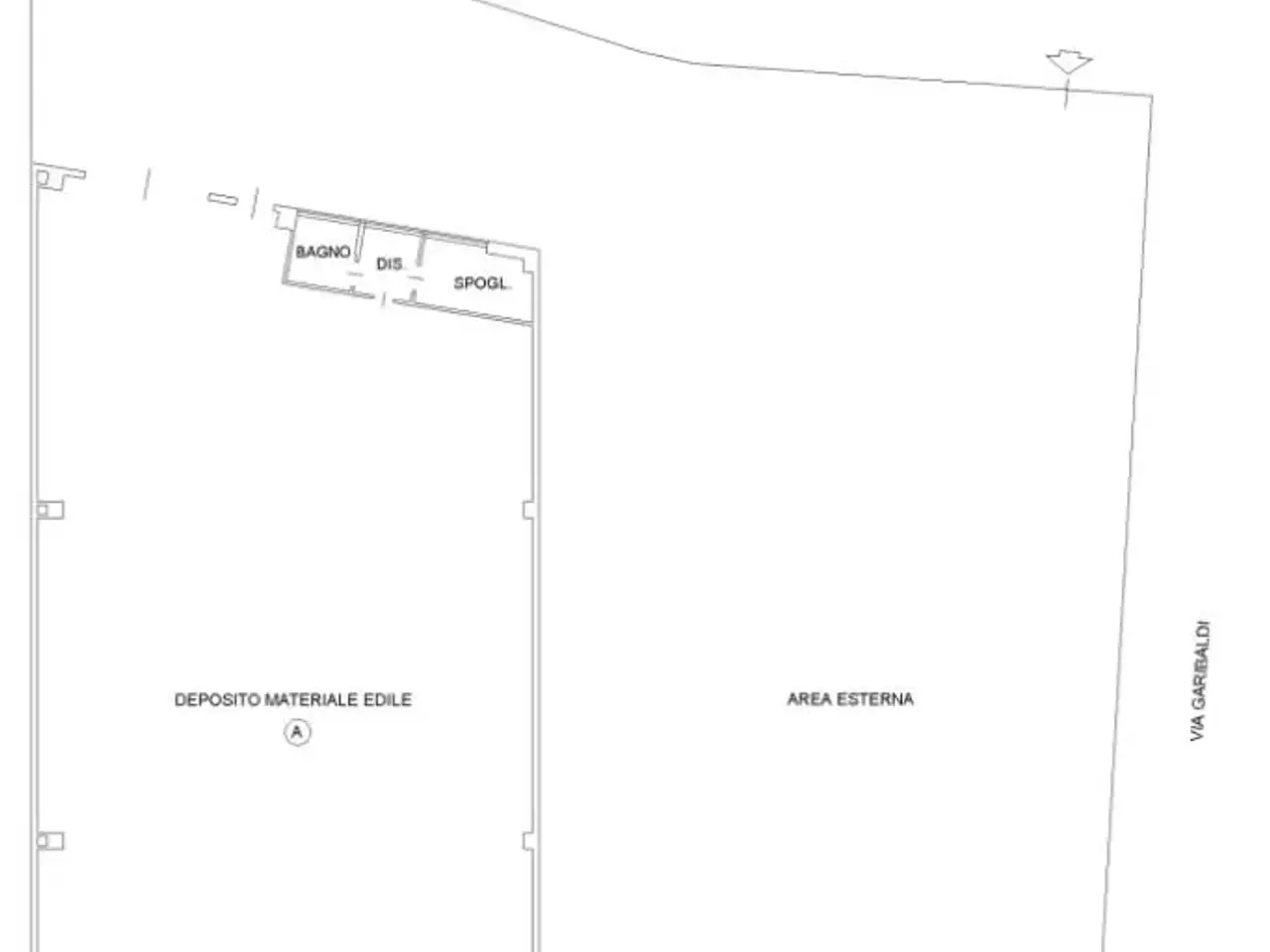 Capannone in Via G. Garibaldi 166, Alpignano, {3} - Planimetria 1