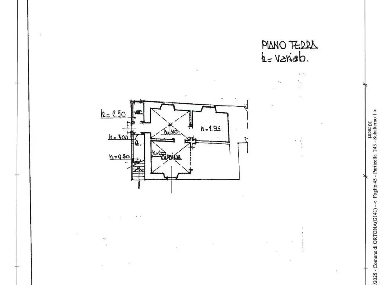 Trilocale in vendita, Villa Sarchese, Ortona - Planimetria 1