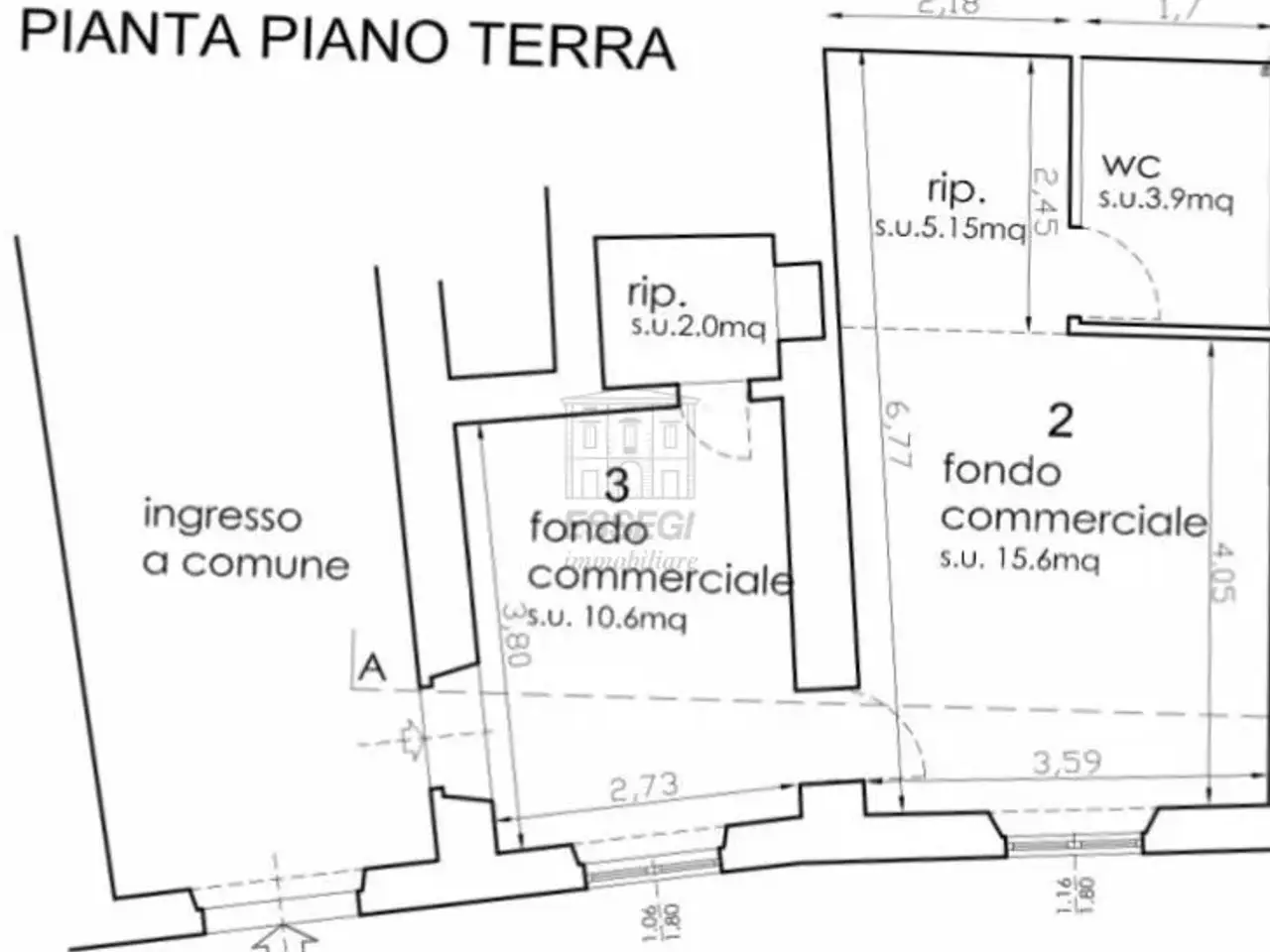 Palazzina commerciale in Via dei Diversi, Lucca, {3} - Planimetria 1