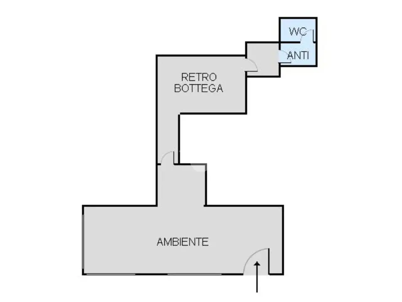 Ufficio in Via Principe di Belmonte 1, Palermo, {3} - Planimetria 1