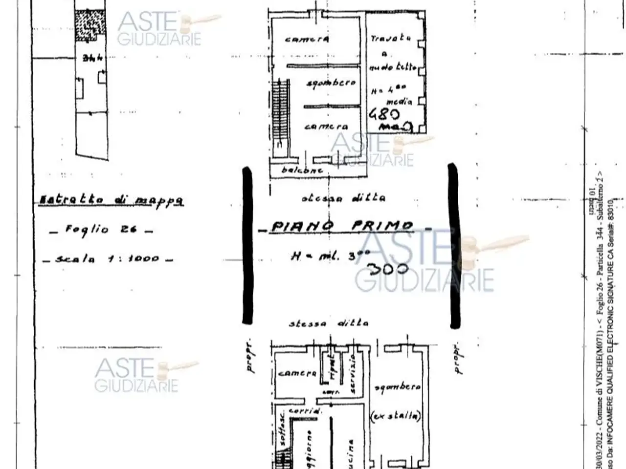 Fabbricato misto in Via Candia, 30, 10030 Vische To, Italia 30, Vische, {3} - Planimetria 1