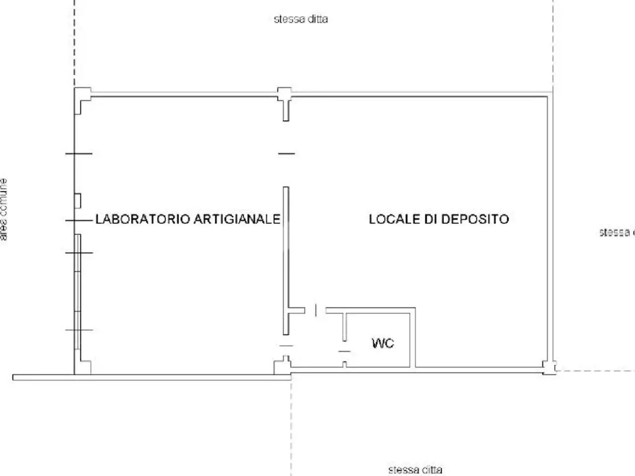 Laboratorio in Via Brandizzo 133, Volpiano, {3} - Planimetria 1