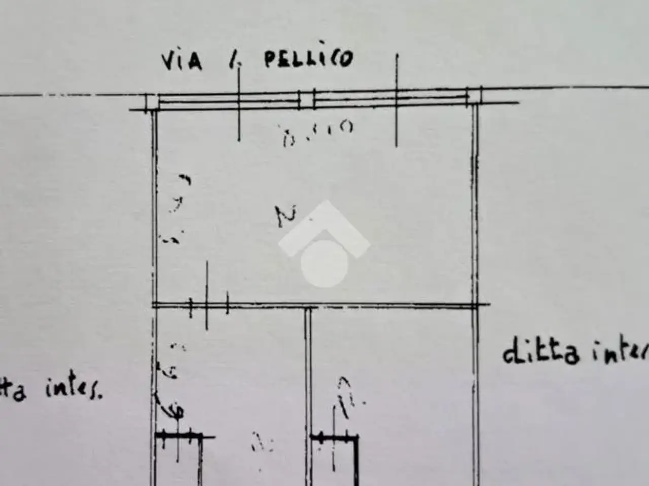 Negozio in Via Silvio Pellico 17, Giussano, {3} - Planimetria 1
